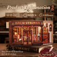 CUTEBEE Book Nook Kit - DIY Miniature House Dollhouse Kit for mature-themed and Teens  Booknook Bookshelf Decor Alley Model Build with LED Light  Gifts for Family and Friends (Bach Strings)