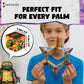 Shashibo Shape Shifting Box - Magnetic Puzzle Cube, 36 Rare Earth Magnets, Mikey Series 1, Turtles Color