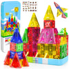 Mini Diamond Texture Magnetic Tiles with Iron Box, 40 PCS Travel Magnetic Tiles, STEM Educational Building Set Construction Toys