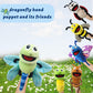 Justqunseen Hand Puppet Realistic Plush Puppet 13'',Insect Animal Puppets For Kids Insect Stuffed Animal Hand Puppet With Moveab
