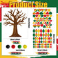 Cinrobiye Black History Month Party Supplies Craft Kits - 30 Sets DIY Decorations, 6"x6", Orange, Model 1 for Kente Party and Classroom Activities