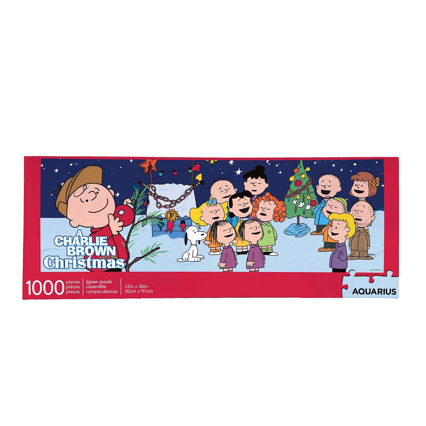Aquarius Peanuts Charlie Brown Christmas Puzzle (Slim 1000 Piece Jigsaw Puzzle) - A Charlie Brown Christmas Puzzle - Officially 