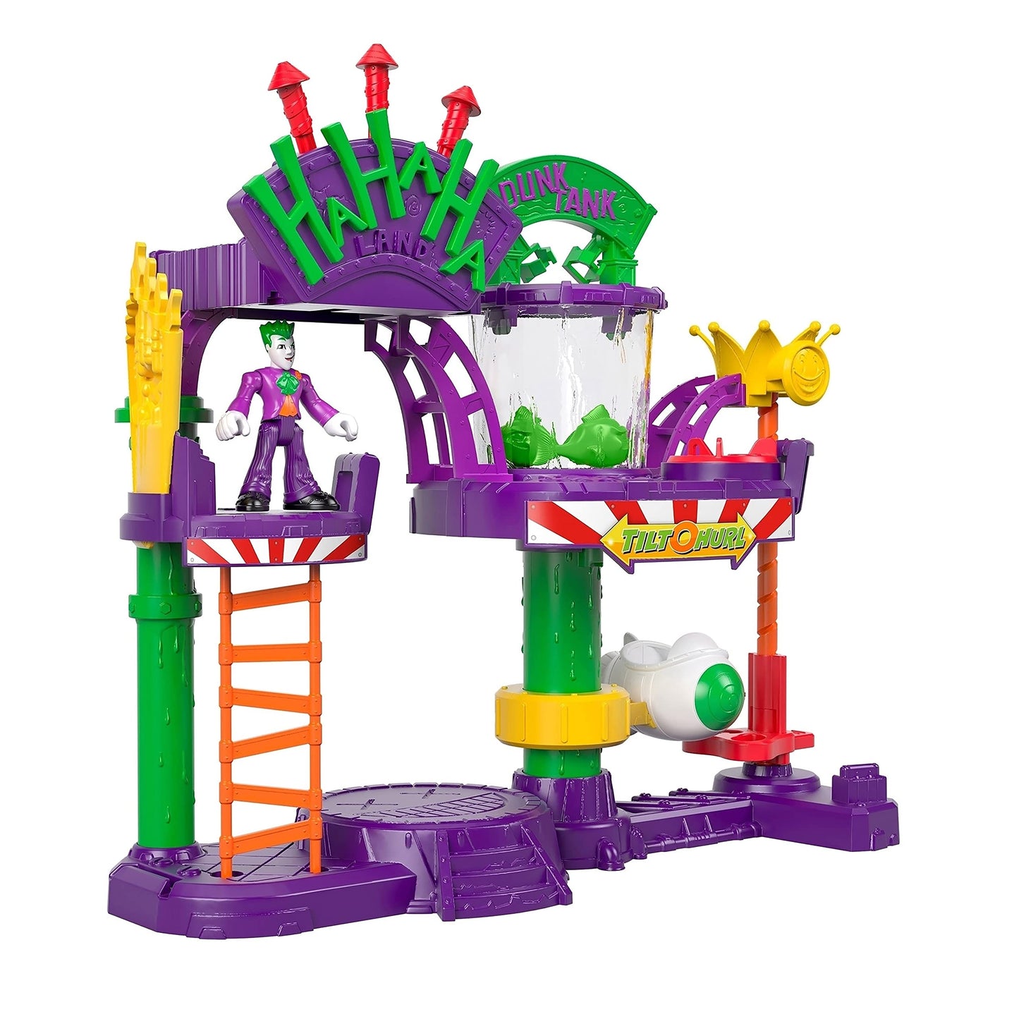 Fisher-Price Imaginext Dc Super Friends The Joker Laff Factory Playset