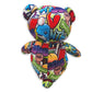 PLUSHOLOGY I Love Atlanta Graffiti Teddy Bear Eco Friendly Stuffed Animal; Cuddly Soft Velboa Plush Animal for Kids 3 Years Old to mature-themeds; Child-Safe Embroidered Face Details (10 Tall When Seated)