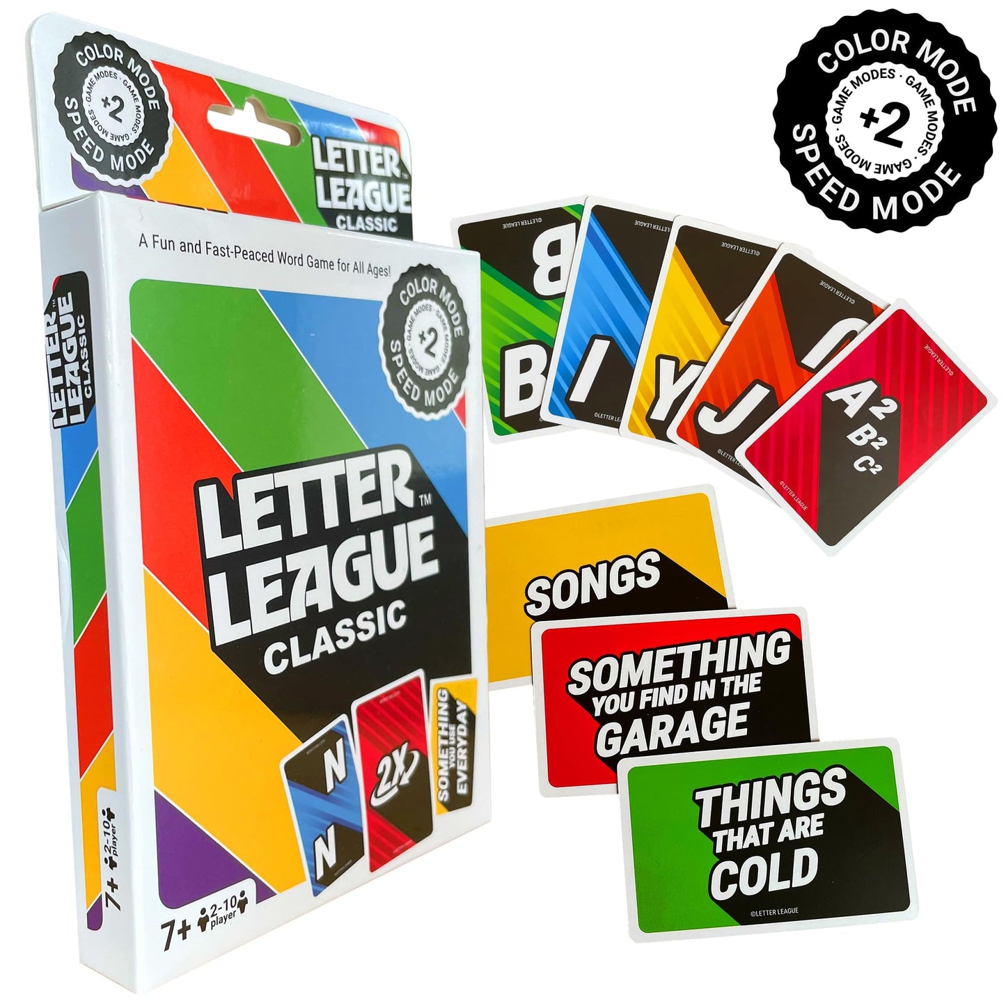 LETTER LEAGUE Word Game - for Families mature-themeds and Kids  Word Card Game for All Ages  Family Games for Kids and mature-themeds  Expand Your Vocabulary  Quick Play  mature-themeds Games for Game Night