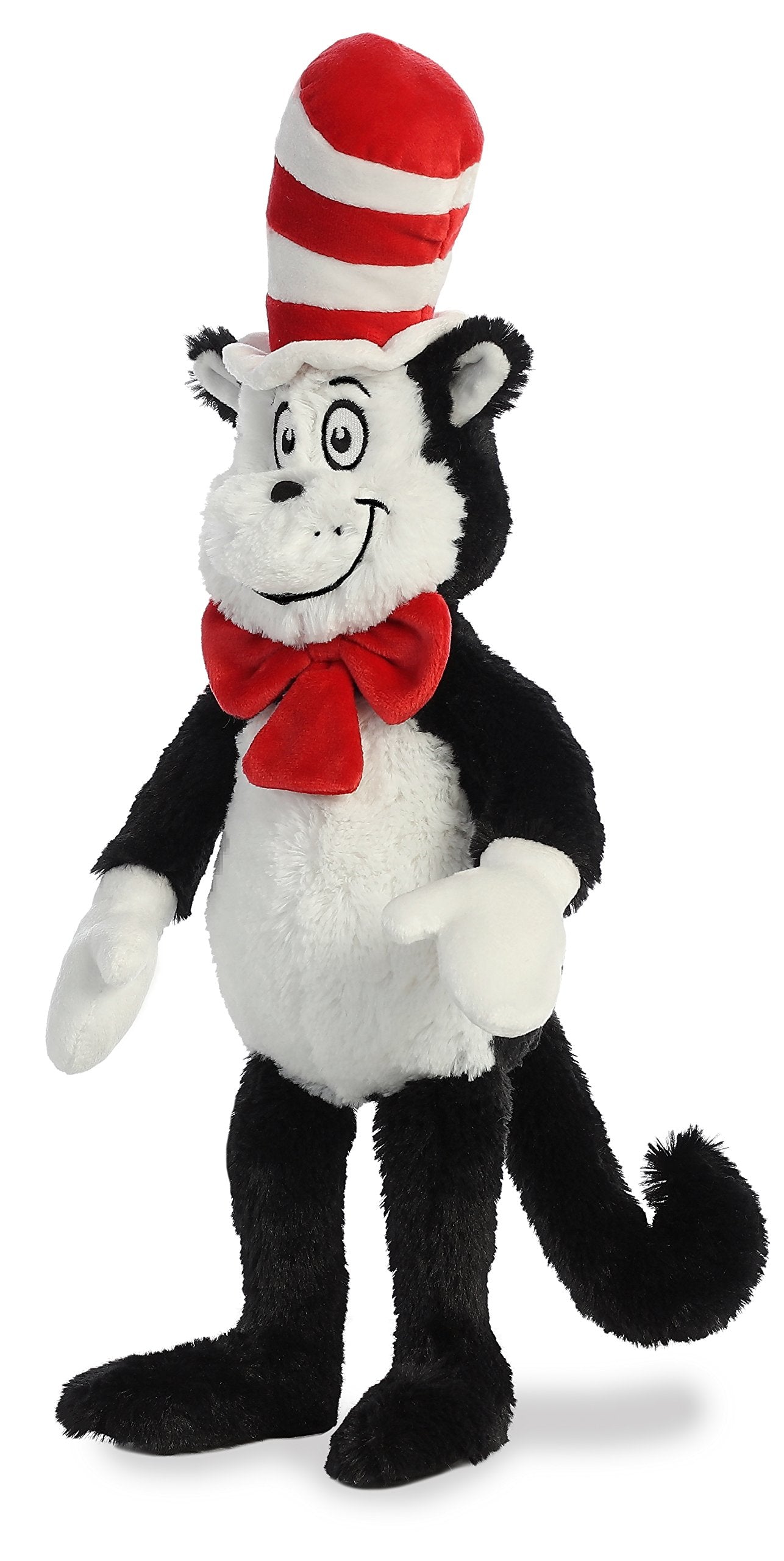 Aurora Whimsical Dr. Seuss Cat in The Hat Stuffed Animal - Magical Storytelling - Officially Licensed - Multicolor 18 Inches
