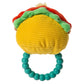 Mary Meyer Sweet Soothie Soft Baby Rattle With Teether Ring, Taco