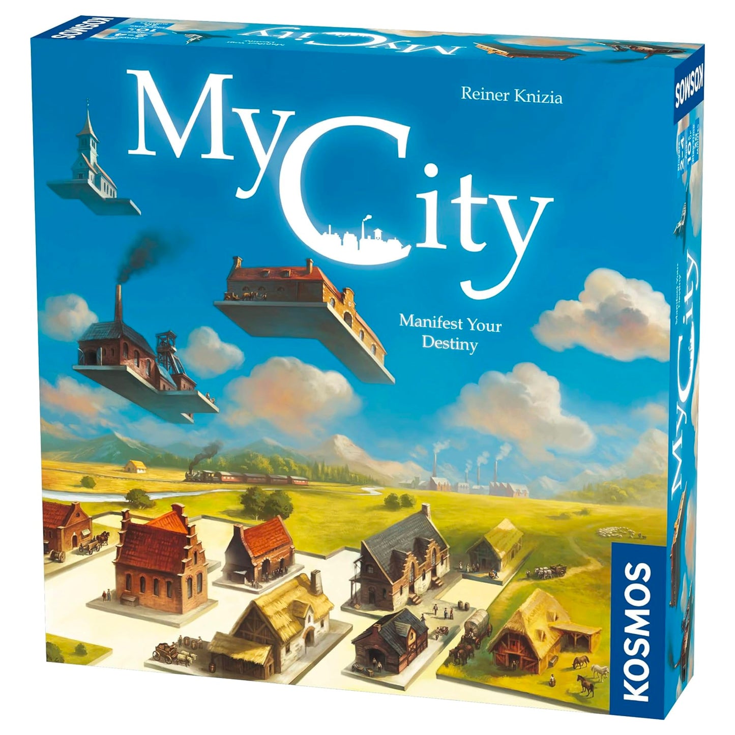 Thames & Kosmos My City Legacy Board Game, 2-4 Players, Ages 10+, Blue, Award Winning Designer Reiner Knizia, Model 691486