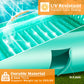 Sloosh Inflatable Tanning Pool Lounge Float  70 x 46 Suntan Tub Raft Floatie  Tanning Pool with Pillow  Personal Pool Lounger for mature-themed Summer Water Party  L-Cyan