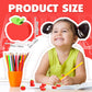 60pcs Mini Apple Erasers for Kids Bulk Classroom Welcome Back to School Gifts Classroom Counting Math Manipulatives Teacher Supp