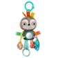 Bright Starts Sloth Plush Playful Pals Take-Along Bpa-Free Stroller Baby Toy, Age Newborn+