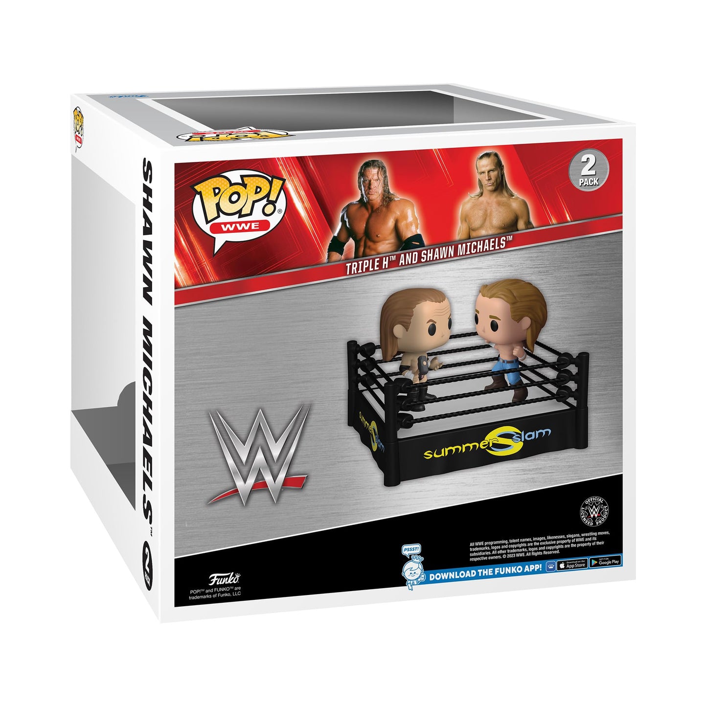 Funko Pop! Moments: Ss Ring With Triple H & Shawn Michaelsh/Michaels - Wwe - Collectable Vinyl Figure - Gift Idea - Official Merchandise - For Kids & Adults - Sports Fans
