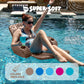 Trc Recreation Folding Baja Chair Foam Swimming Pool Float, Portable Super Soft Floating Lounger With 2 Cup Holders For Beach Es
