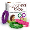 PICK A TOY Sensory Ring Fidget Toy 3 Pack - Soft TPR Rubber, Pink Purple Green, Model ME-ROO7, Ideal for All Ages