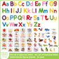 Craftstory 130 Pcs Alphabet Letters-Felt Flannel-Board For Toddlers Abc Learning Toys Uppercase Lowercase Flashcards Preschool S