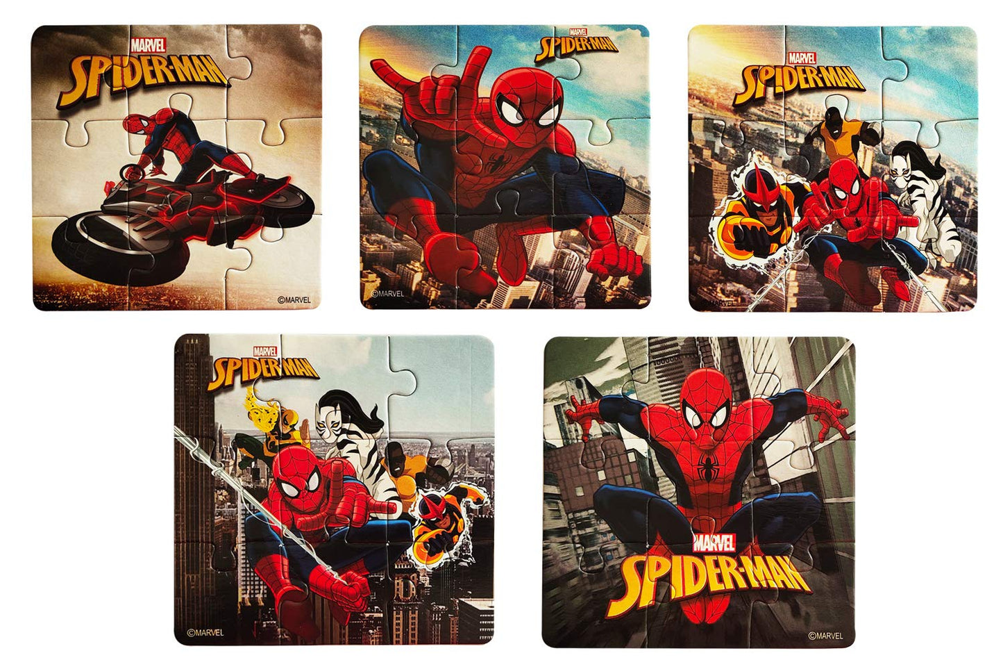 Myesha Toys Spider Zigsaw Puzzle, Pack Of 5, Total 45 Pieces