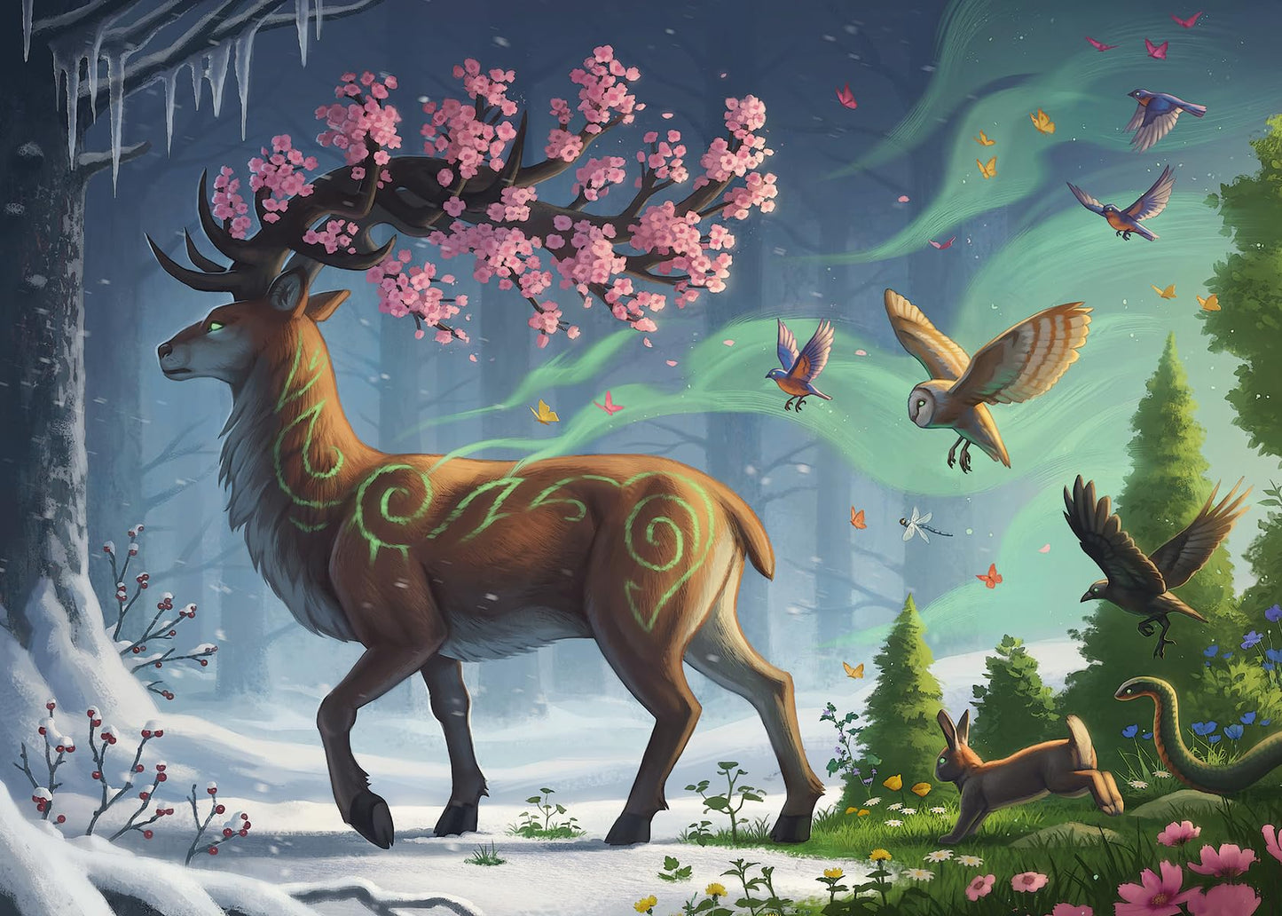 Ravensburger Spring Deer 1000 Piece Jigsaw Puzzle for mature-themeds - 12000616 - Handcrafted Tooling  Made in Germany  Every Piece Fits Together Perfectly