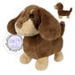 Suzzipals Heatable & Coolable Dachshund Stuffed Animals, Microwavable Heating Pads, Lavender Weiner Dog Plush For Stress, Puppy