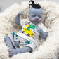 BNNPUU Reborn Baby Dolls 19 Inch Handmade Lifelike Baby Dolls Soft Fabric Body Like A Real Baby Reborn Closed Eyes Dolls