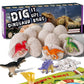 Dinosaur Easter Egg Toys Dig Kit For Kids, Science Stem Gifts For 3 4 5 6 7 8 9 10 Year Old Boys Girls, Discover 12 Dino Eggs Excavation Fossil Digging Dragon Toy, Educational Archaeology Party Games