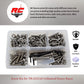 RC Raven RC Screw Kit for Unlimited Desert Racer with over 300 pcs Stainless Steel RC Car Tool Kit including Head Screws, nuts,