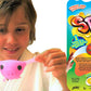 JA-RU SPLAT Ball - Sticky & Stretchy Sensory Stress Relief Toy, Assorted Colors, 6 Pack