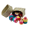 Sri Balajee Bangles EcoFriendly Wooden Rural Kitchen Toy Play Set for Kids Girls (Multi color,Pack of Kitchen Set) Combo