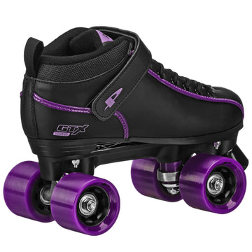 Pacer Gtx Quad Indoor Traditional Speed Style Roller Skates Purple Size M5/W6