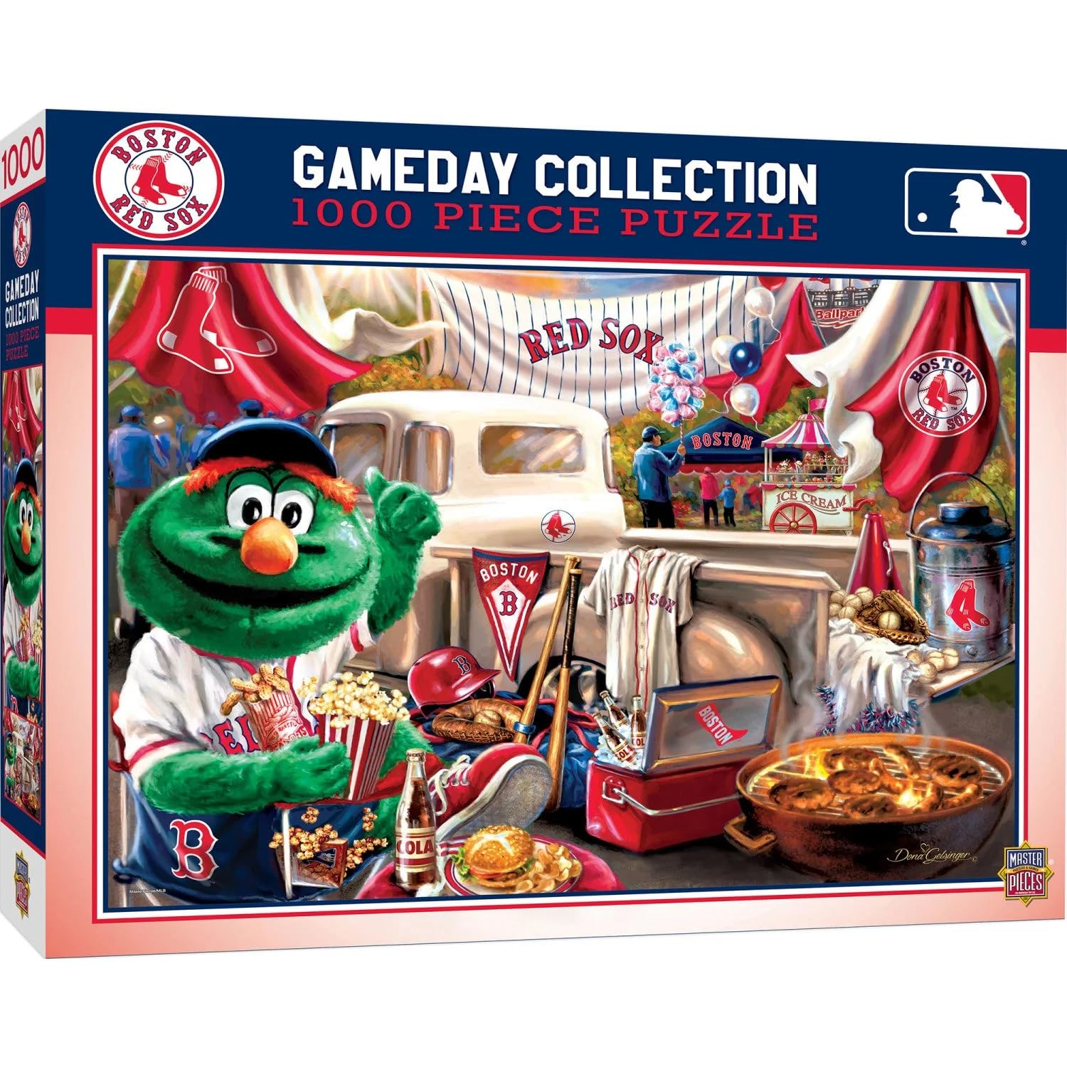 MasterPieces 1000 Piece Jigsaw Puzzle for Adults - MLB Boston Red Sox Gameday - 19.25x26.75