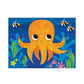 Mudpuppy Ocean Friends 4-In-A-Box Puzzle Set From Mudpuppy, Includes 4 Progressive Jigsaw Puzzles For Kids With 4-12 Pieces, Col