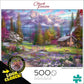 Buffalo Games 500 Piece Jigsaw Puzzle - Inspirations of Spring, Multicolor, Large Size, Challenging for Adults, Model 3252