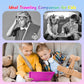 TECJOE LCD Writing Tablet - 10" Colorful Doodle Board for Kids, Dark Blue Magenta, Model H10A, Ideal Learning Toy for Ages 3-6