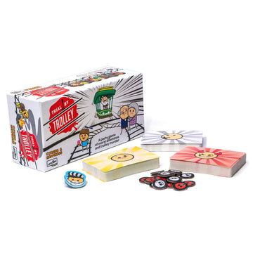 Skybound Trial by Trolley: an mature-themed Card Game of Moral Dilemmas and Murder | Party Game Games and Cyanide and Happiness | 3-13 Players  Ages 14 and Up