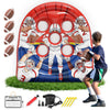 Football Target Toss Game - Inflatable Football tossing Target Toy for Kids Carnival Games Party