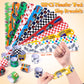 SNLN 98Pcs Monster Truck Party Favors Birthday Supplies for Boys Kids, Bubble Wands Drinking Straws Slap Bracelets Keychains Sti