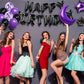 Naninuneno 30Th Birthday Decorations Set For Girl Women Boy Men,Purple Black 30 Happy Birthday Balloons Supplies With Purple Num
