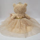 Kinnex Collections Since 1997 20' Quince Anos Quinceanera Last Doll Teddy Bear With Dress (Centerpiece) ~ B16632-34 (Champane)