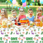 Dinosaur 1st Birthday Party Tablecloths - 3Pcs One A Saurus Party Table Cover Decorations, Dinosaur Themed Rectangular Plastic D