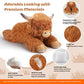 Bobbie & Laxi Highland Cow Weighted Stuffed Animal, 22" Plush Toy, Brown, Adjustable Sitting & Laying, Soft Gift for All Ages