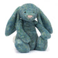 Jellycat Bashful Azure Luxe Bunny Stuffed Animal, Huge 20 Inches - Rabbit & Bunny Plush Toy - Classic Children'S Gift