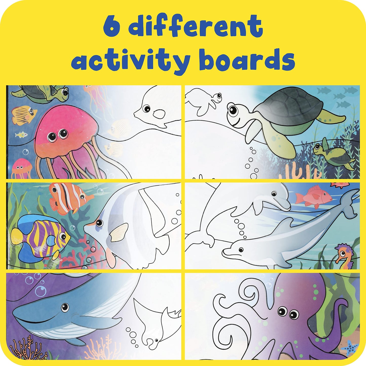 WATER ART ACTIVITY BOOK SEA LIFE