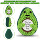 Dafuriet Mini Funny Positive Potato, 3 Inch Knitted Wool Doll With Positive Card For Cheer Up Gifts And Party Decorations, Cute Wool Positive Potato Crochet Doll(Avocado)