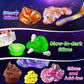YOPINSAND Monster Slime Kit for Girls  Galaxy Slime Making Kit for Girls Boys 3-12  Glimmer Crunchy  DIY Slime Kit with Add-ins  Foam Balls  Charms  Glitters Party Favors Gift Toys for Kids