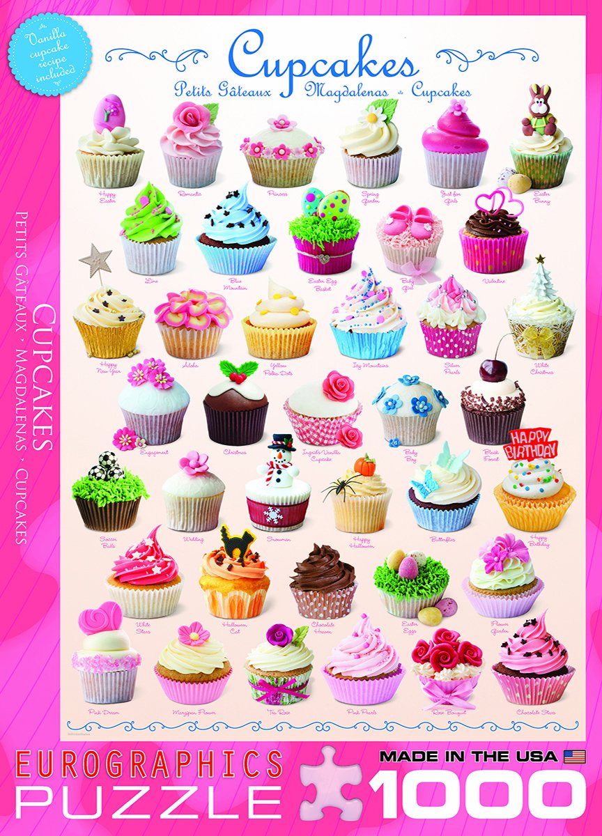 Eurographics Cupcakes Puzzle (1000-Piece)