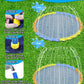 Instraella 124'' Large Splash Pad for Dog and Kids, 10.3FT Non-Slip Sprinkler Mat 1mm Thickened and Foldable Large Pool Summer F