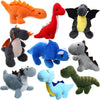 Kasyat 9 Pieces Dinosaur Stuffed Animals 4-6 Inch Mini Plush Dinosaur Figures Assortment Keychain Soft Backpack Ornaments Pendan