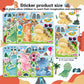 24 Sheets Cute Dinosaur Stickers For Kids Toddler Make-A-Face Stickers Make Your Own Dinosaur Stickers Dinosaur Birthday Party F
