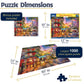 White Mountain 1000 Piece Jigsaw Puzzle - Sunset in New Orleans, Engineered Wood, Model 1782pz