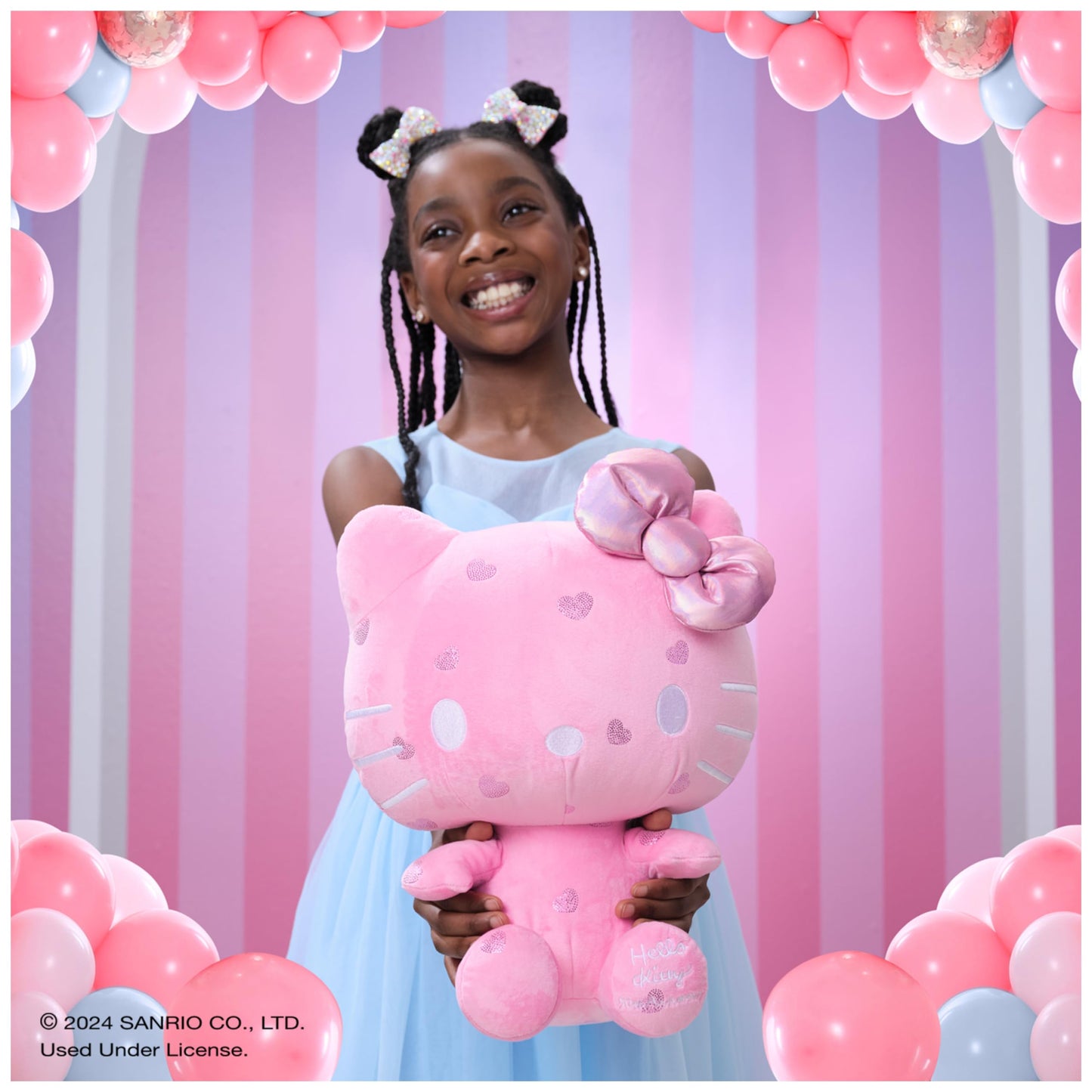GUND Hello Kitty 50th Anniversary Plush, Special Edition Stuffed Animal, 12”, Pink, High Quality Materials