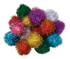 Creativity Street Glitter Poms 2' X 16-Piece Assorted